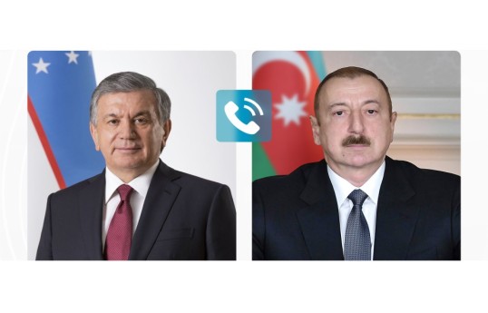 Şavkat Mirziyoyev Prezident İlham Əliyevə zəng edib