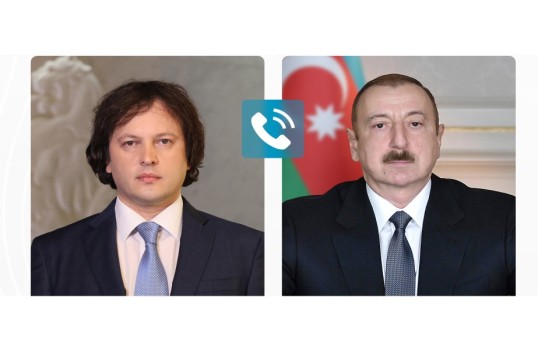 Prezident İlham Əliyev və İrakli Kobaxidze arasında telefon danışığı baş tutub