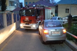 FHN Bakıda növbəti şərti yanğın təlimi keçirib - VİDEO 