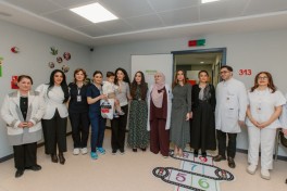 Leyla Əliyeva və Arzu Əliyeva “Leyla Medical Center”in Pediatriya Mərkəzində olublar