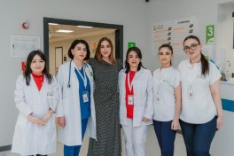 Leyla Əliyeva və Arzu Əliyeva “Leyla Medical Center”in Pediatriya Mərkəzində olublar