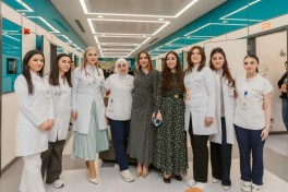 Leyla Əliyeva və Arzu Əliyeva “Leyla Medical Center”in Pediatriya Mərkəzində olublar