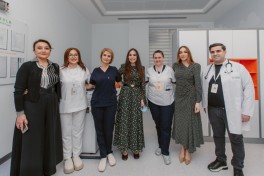 Leyla Əliyeva və Arzu Əliyeva “Leyla Medical Center”in Pediatriya Mərkəzində olublar