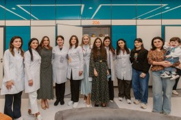 Leyla Əliyeva və Arzu Əliyeva “Leyla Medical Center”in Pediatriya Mərkəzində olublar