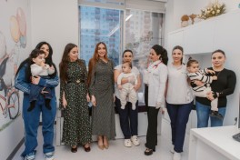 Leyla Əliyeva və Arzu Əliyeva “Leyla Medical Center”in Pediatriya Mərkəzində olublar