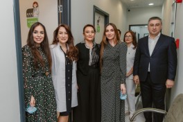 Leyla Əliyeva və Arzu Əliyeva “Leyla Medical Center”in Pediatriya Mərkəzində olublar