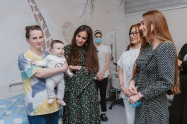 Leyla Əliyeva və Arzu Əliyeva “Leyla Medical Center”in Pediatriya Mərkəzində olublar