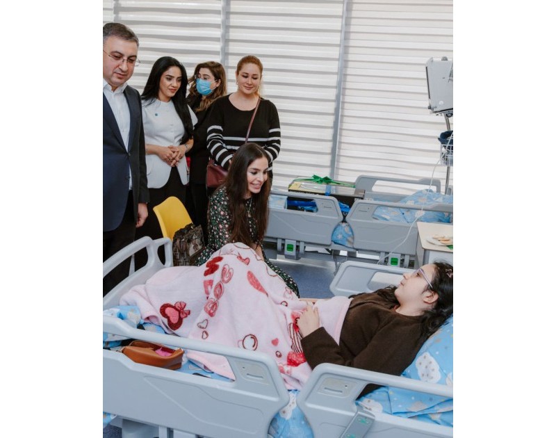 Leyla Əliyeva və Arzu Əliyeva “Leyla Medical Center”in Pediatriya Mərkəzində olublar