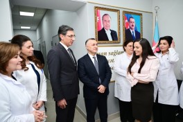 Leyla Əliyeva Bakı Şəhər Narkoloji Mərkəzini ziyarət edib - FOTO 