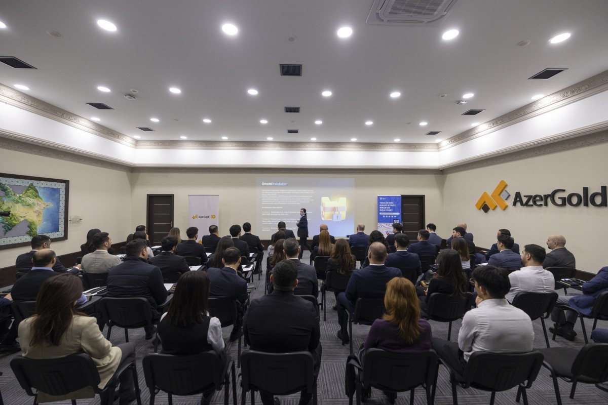 “AzerGold”da kibertəhlükəsizlik üzrə növbəti təlim keçirilib - FOTO 
