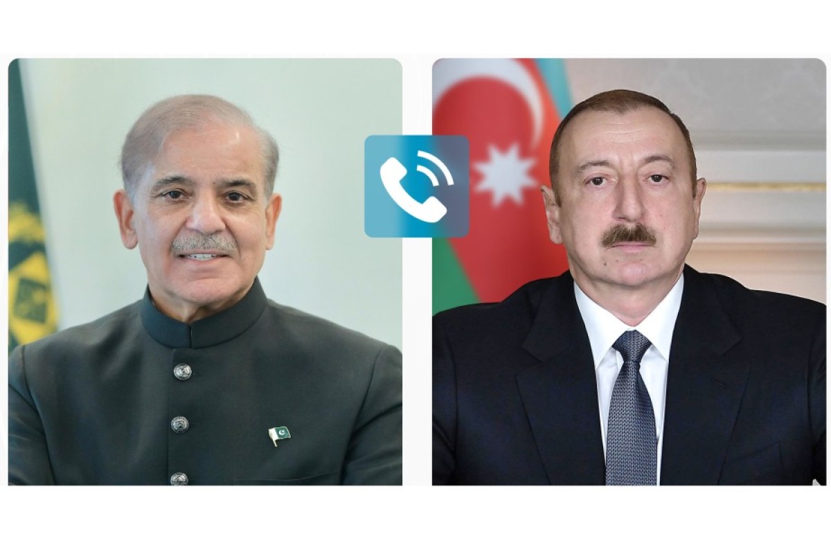 Pakistan İslam Respublikasının Baş naziri Şahbaz Şərif, Azərbaycan Respublikasının Prezidenti İlham Əliyev