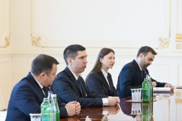 Prezident İlham Əliyev Moldova xarici işlər nazirini qəbul edib
