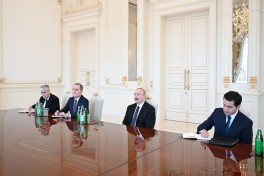 Prezident İlham Əliyev Moldova xarici işlər nazirini qəbul edib