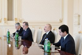 Prezident İlham Əliyev Moldova xarici işlər nazirini qəbul edib