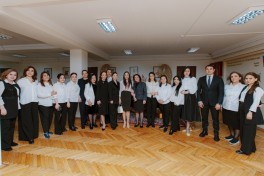 Leyla Əliyeva Bakı Xoreoqrafiya Akademiyasının qonağı olub