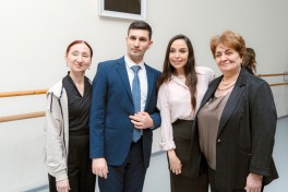 Leyla Əliyeva Bakı Xoreoqrafiya Akademiyasının qonağı olub