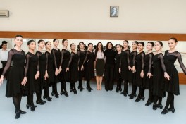 Leyla Əliyeva Bakı Xoreoqrafiya Akademiyasının qonağı olub