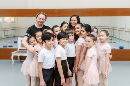 Leyla Əliyeva Bakı Xoreoqrafiya Akademiyasının qonağı olub