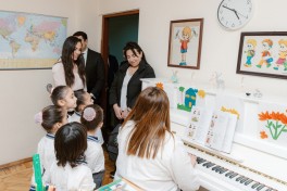Leyla Əliyeva Bakı Xoreoqrafiya Akademiyasının qonağı olub