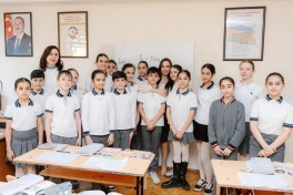 Leyla Əliyeva Bakı Xoreoqrafiya Akademiyasının qonağı olub