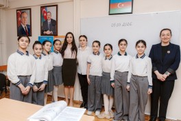 Leyla Əliyeva Bakı Xoreoqrafiya Akademiyasının qonağı olub