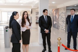 Leyla Əliyeva Bakı Xoreoqrafiya Akademiyasının qonağı olub
