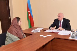Zakir Fərəcov səyyar qəbul keçirib