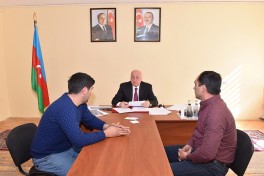 Zakir Fərəcov səyyar qəbul keçirib