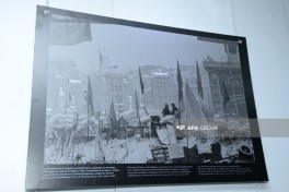Bakıda “Ukraynaya Baxış – Ukrayna müstəqilliyinin qırılmış hekayəsi” sərgisi açılıb - FOTO 