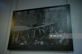 Bakıda “Ukraynaya Baxış – Ukrayna müstəqilliyinin qırılmış hekayəsi” sərgisi açılıb - FOTO 