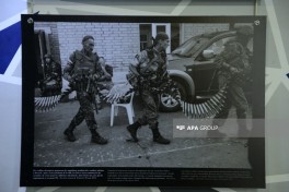 Bakıda “Ukraynaya Baxış – Ukrayna müstəqilliyinin qırılmış hekayəsi” sərgisi açılıb - FOTO 
