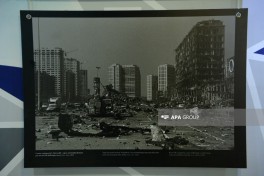 Bakıda “Ukraynaya Baxış – Ukrayna müstəqilliyinin qırılmış hekayəsi” sərgisi açılıb - FOTO 