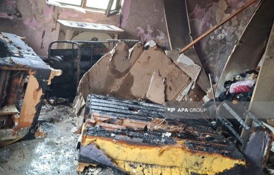Göygöldə fermada yanğın olub, xəsarət alan var