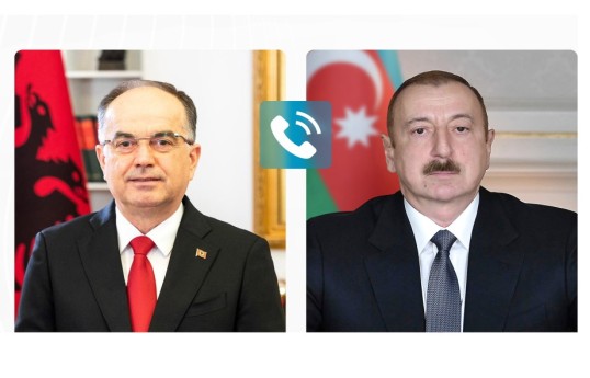 Albaniya Respublikasının Prezidenti Bayram Beqay, Azərbaycan Respublikasının Prezidenti İlham Əliyev