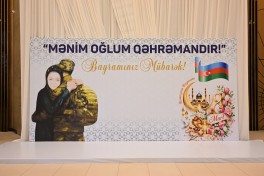 Şəhid analarının iştirakı ilə iftar süfrəsi təşkil olunub