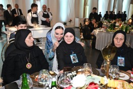 Şəhid analarının iştirakı ilə iftar süfrəsi təşkil olunub