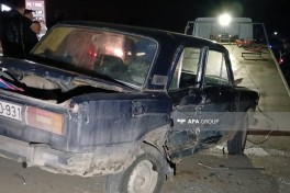 Goranboyda iki avtomobil toqquşub, xəsarət alanlar var - FOTO 