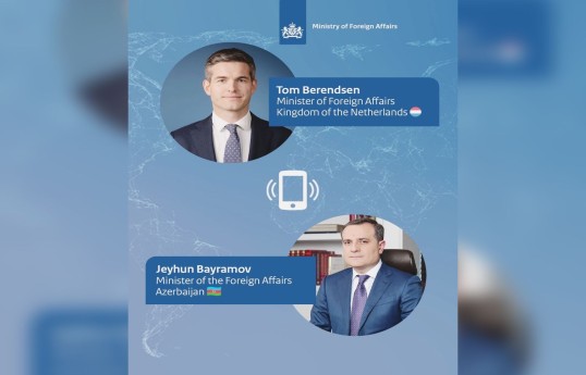 Niderlandın xarici işlər naziri Azərbaycanla bağlı paylaşım edib