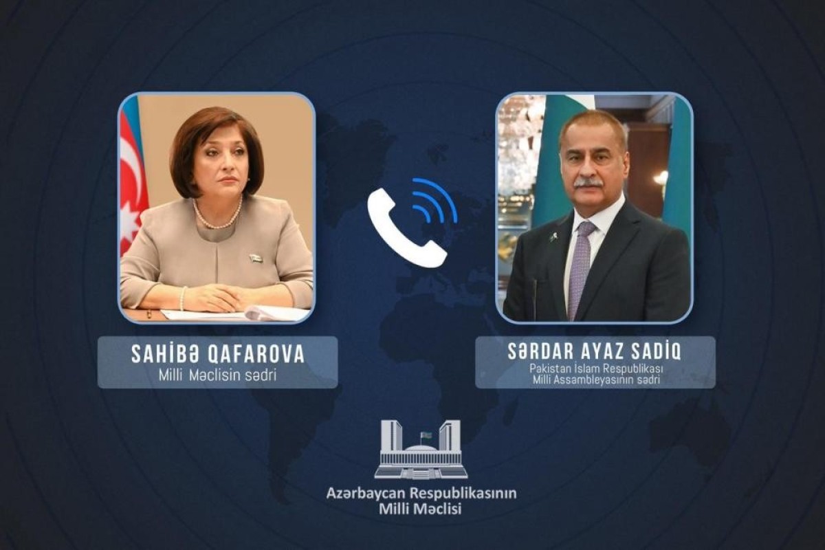 Azərbaycan və Pakistan parlamentlərinin sədrləri regiondakı vəziyyəti müzakirə edib