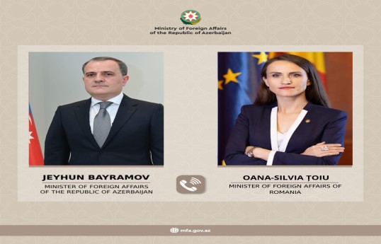 Azərbaycan və Rumıniya XİN başçıları Yaxın Şərqdə gərginliyin artması fonunda yaranmış risklər barədə danışıblar