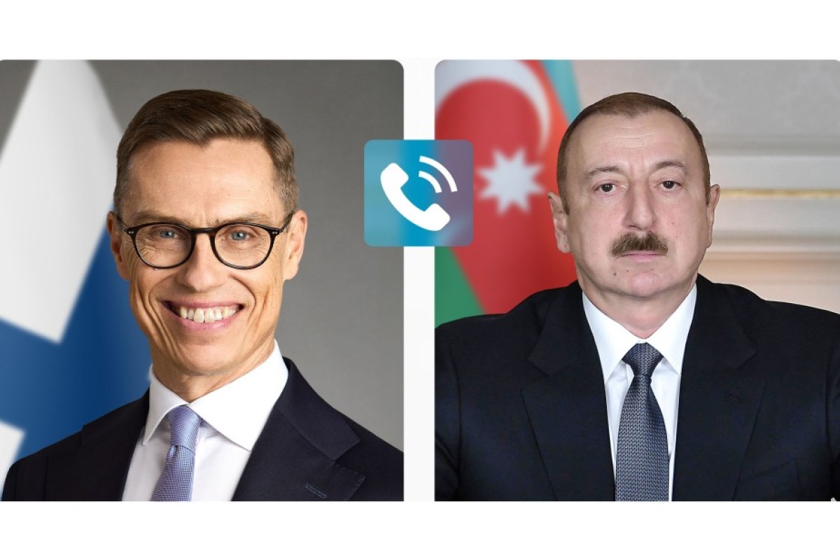 Finlandiya Prezidenti Aleksandr Stubb, Azərbaycan Prezidenti İlham Əliyev