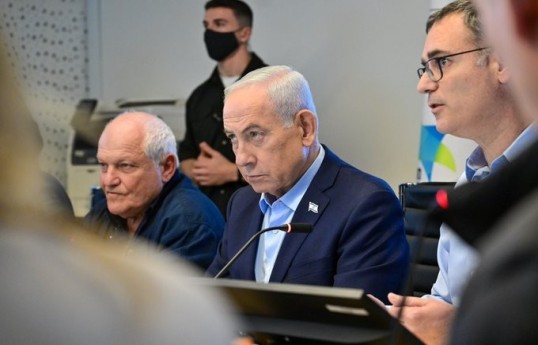 İsrailin Baş naziri Benyamin Netanyahu