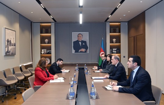 Kolumbiyanın yeni səfiri etimadnaməsinin surətini Ceyhun Bayramova təqdim edib