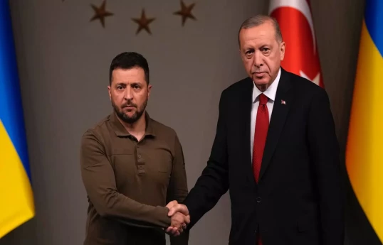 Ərdoğan Zelenski ilə Qara dənizin təhlükəsizliyi barədə danışıb
