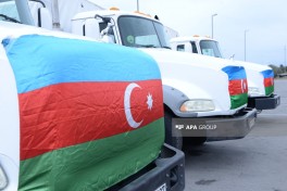 Azərbaycanın İrana göndərdiyi humanitar yardım Astara sərhədindən yola salınıb - YENİLƏNİB-1  - FOTO  - VİDEO 