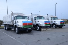 Azərbaycanın İrana göndərdiyi humanitar yardım Astara sərhədindən yola salınıb - YENİLƏNİB-1  - FOTO  - VİDEO 