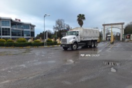 Azərbaycanın İrana humanitar yardımını çatdıran maşın karvanı geri qayıdıb