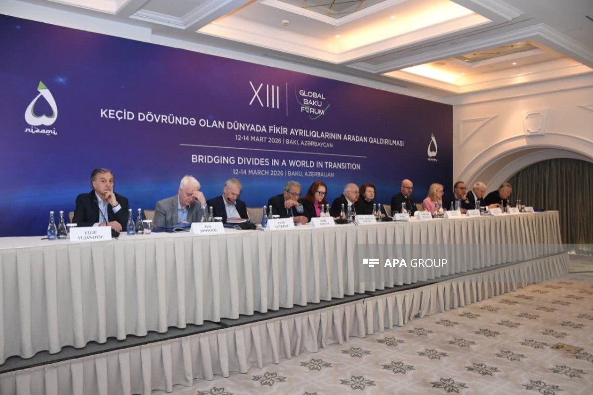 XIII Qlobal Bakı Forumuna həsr olunmuş brifinq keçirilib - FOTO 