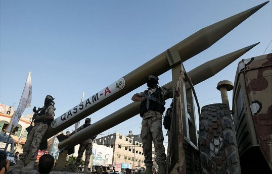 İsrail Qəzzada HAMAS-ın raket buraxılış sistemini vurduğunu açıqlayıb