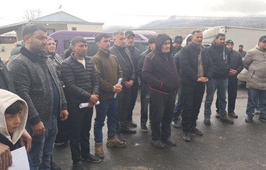 Xocavəndin Qırmızı Bazar qəsəbəsinə növbəti köç olub, açarlar təqdim edilib - FOTO 